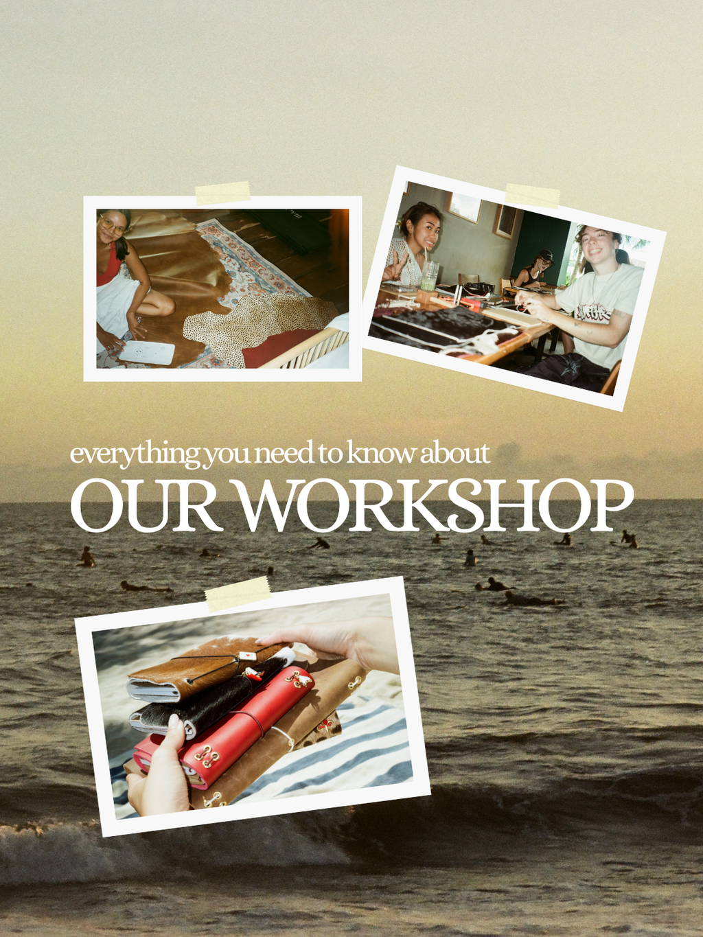 Cowboys By The Sea X Boheme, Canggu: Leather Journal Workshop (26/04)